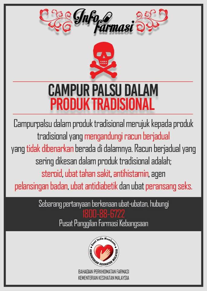 Patutlah Ubat Tradisional ‘Berkesan’, Rupanya Ada Campuran Ubat Tersembunyi