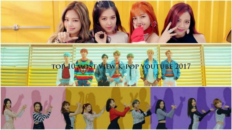 Top 10 Muzik Video YouTube K-pop Paling Banyak Ditonton 2017