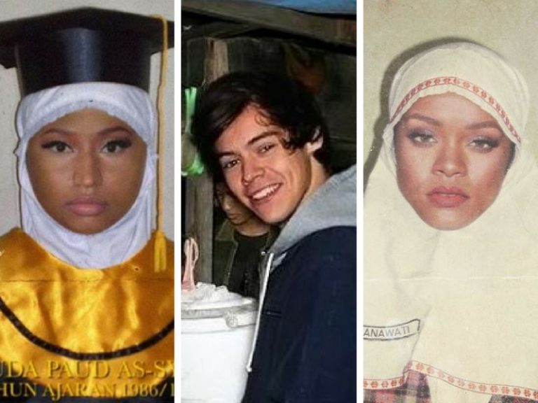 Koleksi Foto Selebriti Hollywood Dalam Versi Rakyat Marhaen Hasil Pereka Grafik Dari Indonesia