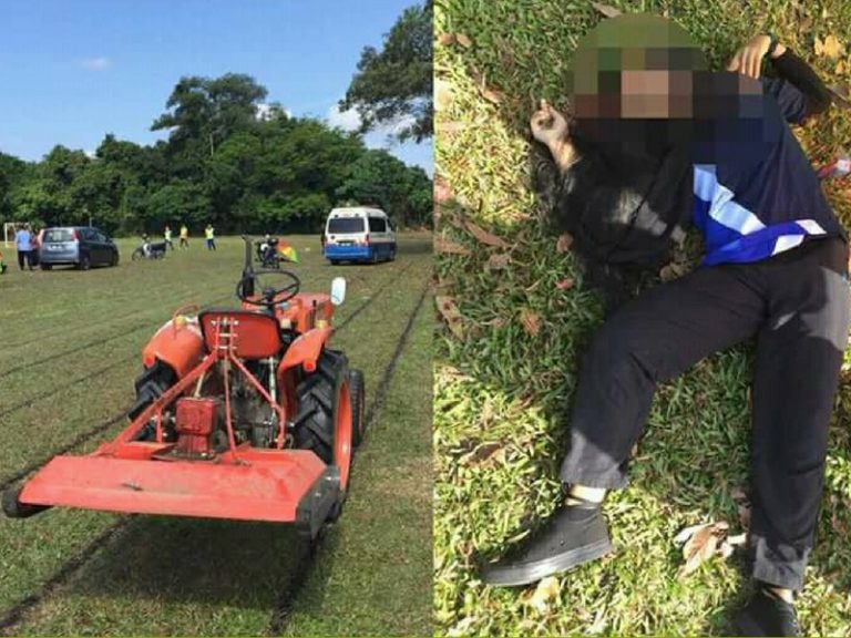 Kepala Pelajar Pecah Selepas Terkena Bilah Mesin Rumput “Terbang” Dari Padang Sekolah