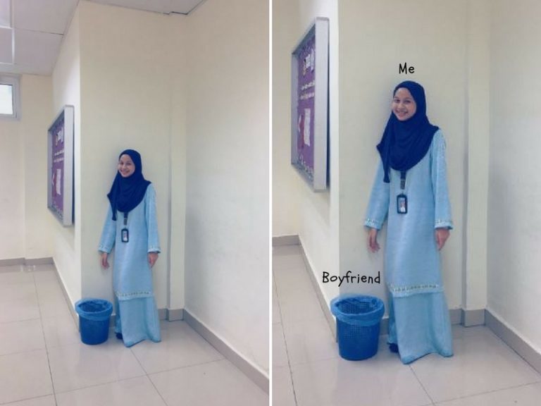 Berdiri Sebelah Tong Sampah Jadikan Pelajar Perempuan Viral Satu Dunia