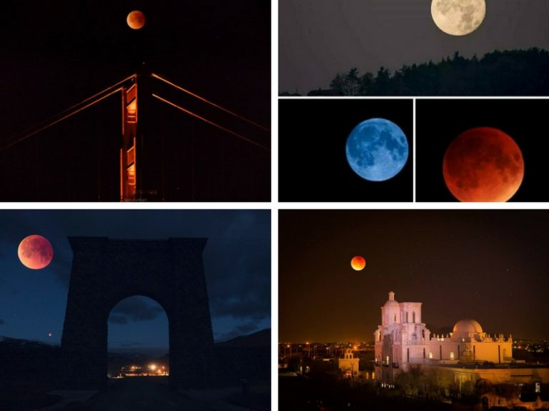 Inilah Keajaiban Super Blue Blood Moon Di Seluruh Dunia…