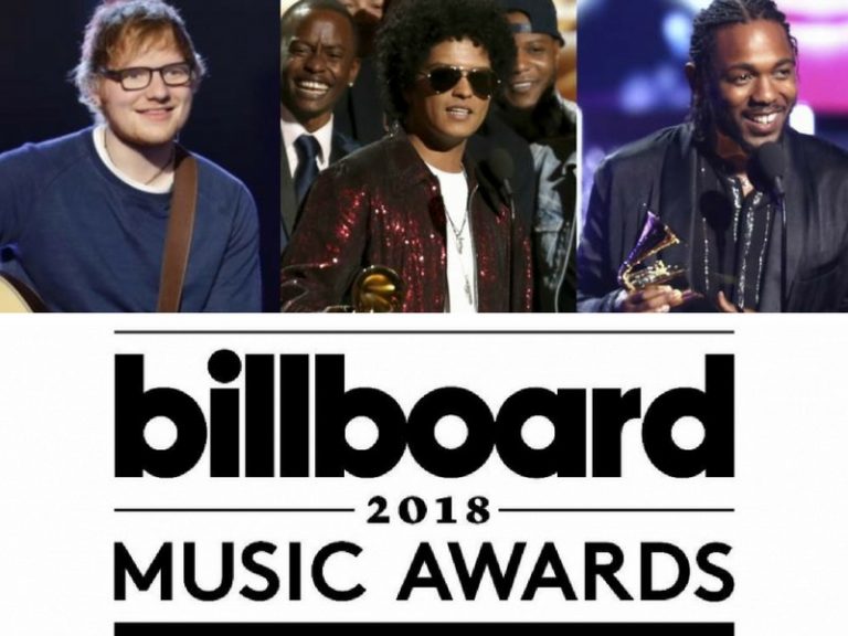 Bruno Mars, Ed Sheeran & Kendrick Lamar Dapat Pencalonan Terbanyak Di 2018 Billboard Music Awards