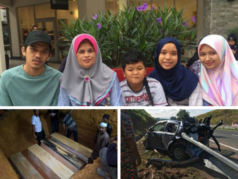 “Saya Tak Mengantuk Tapi Ada Bunyi Letupan Sebelum Terbabas, Anak Kongsi Ibu & 3 Beradik Maut Di LPT