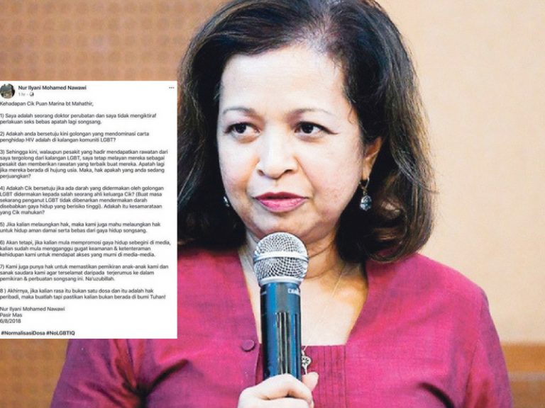 Gara-Gara Tulis Surat Terbuka Buat Marina Mahathir Isu LGBT, Post Doktor Ini Kena Report & Terus Di Ban