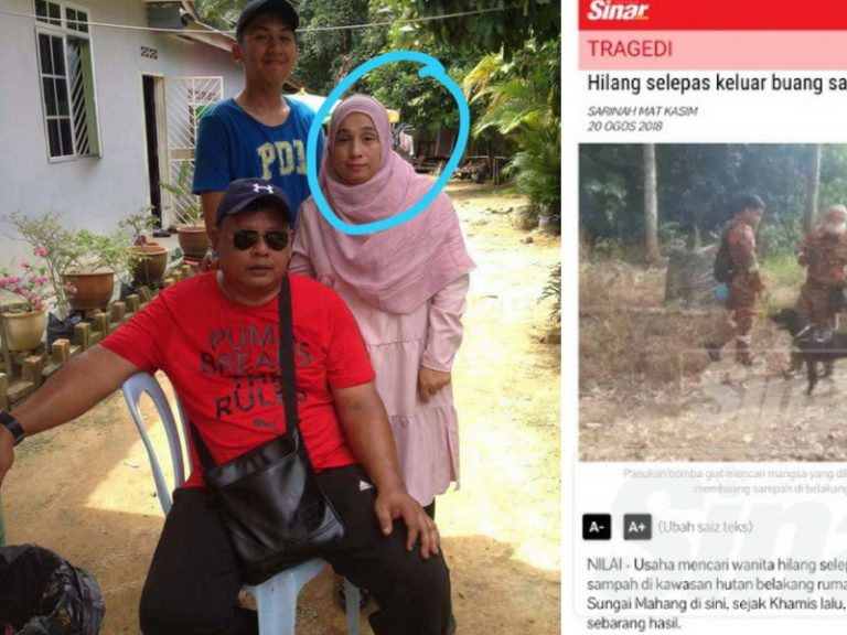 “Sedihnya Allah Yang Tahu, Anak-Anak Rindu” Suami Luah Rasa Risau Isteri Hilang Lebih 10 Hari