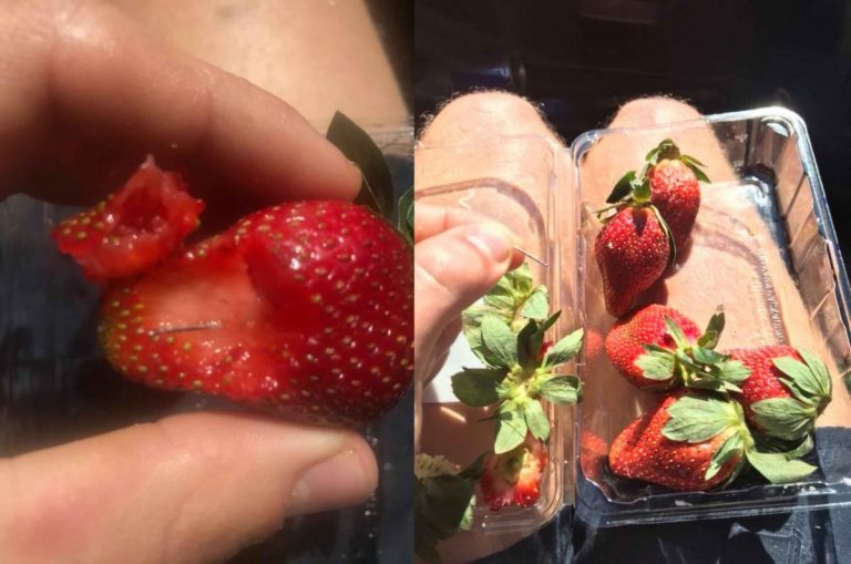 Kanak-Kanak Di Australia Ditahan Kerana Letak Jarum Dalam Strawberi