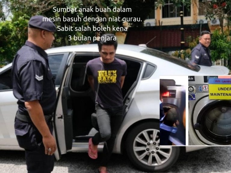 Bahana Gurau Sumbat Anak Saudara Dalam Mesin Basuh, Bapa Saudara Didakwa Hari Ini