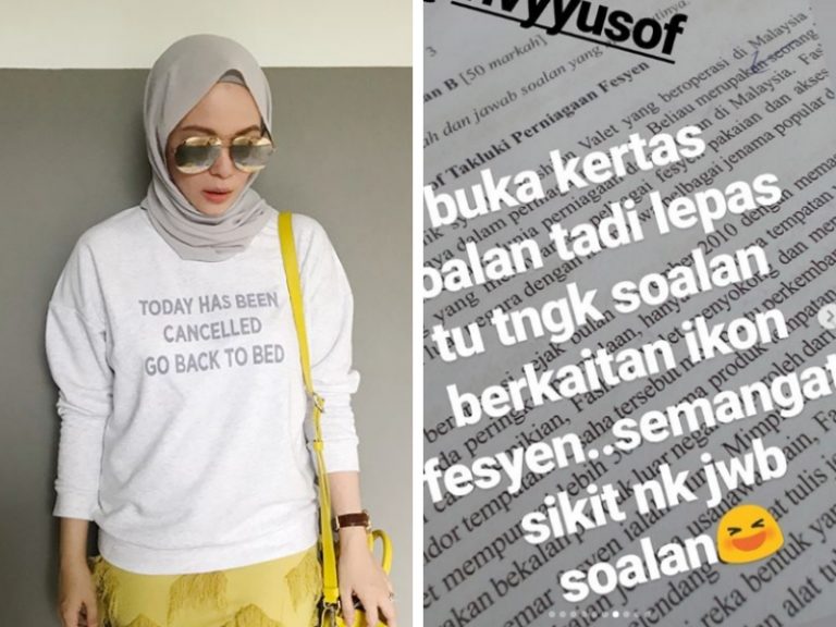 Calon STPM Luah Rasa Happy Soalan Exam Keluar Tentang Vivy Yusof