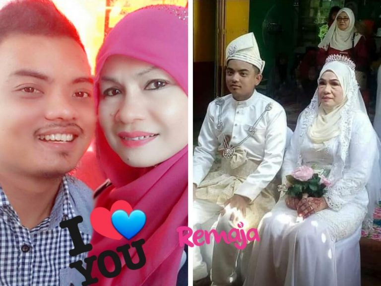“Dia Hantar Bunga Mahu Berkenalan”, Wanita Kahwin Lelaki Muda Viral Di Media Sosial