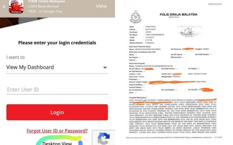Kecoh CIMB Click Tak Selamat? Letak Password SALAH Pun Boleh Tranfer Duit
