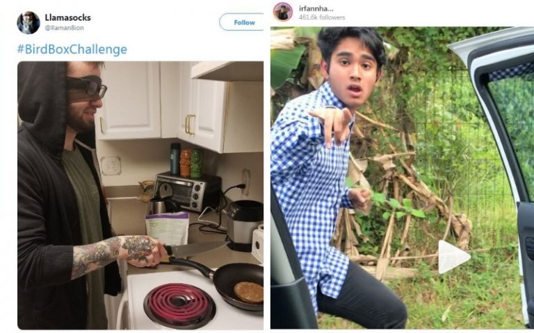 Lepas Keke Challenge, BIRD BOX Challenge Pula Melanda Dunia! Korang Rasa Kelakar Ke?