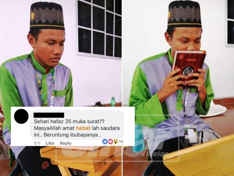 Hafaz 30 Juzuk Al-Quran Dalam 41 Hari, Netizen Beri Pujian Pada Ibu Bapa Remaja Ini