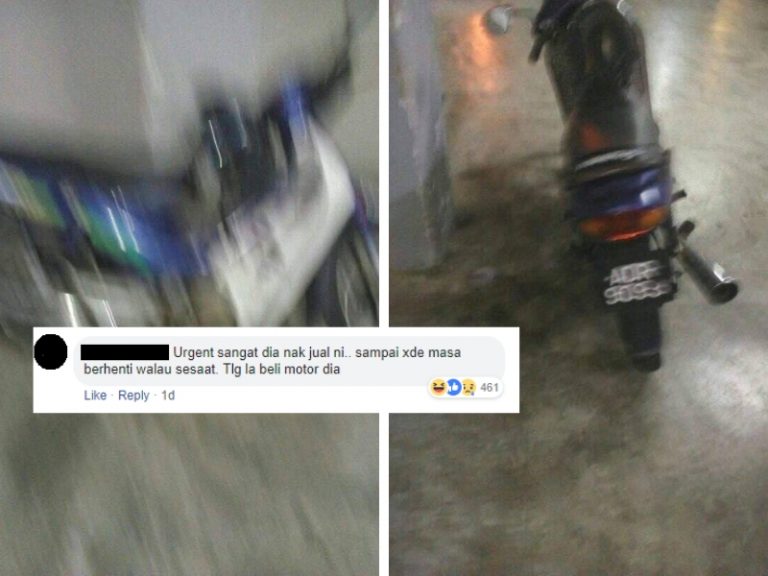 ‘Kau Ambil Gambar Sambil Berlari Ke Bro?’, Iklan Motosikal Untuk Di Jual Dapat Perhatian Netizen