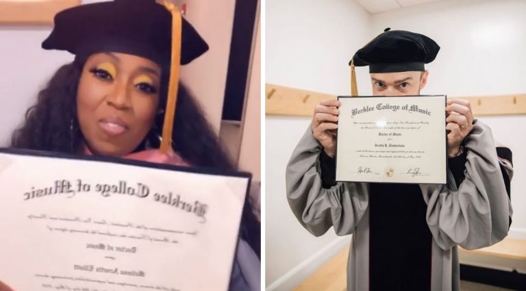 Justin Timberlake & Missy Elliot Terima Anugerah Doktor Kehormat