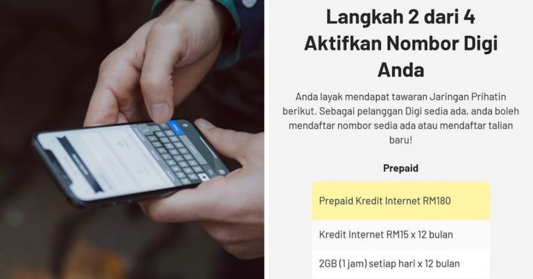 Cara Mohon Program Jaringan Prihatin, Dapat Subsidi RM180/RM300 Peranti & Data
