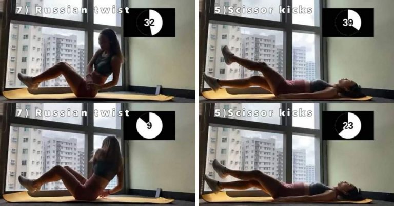 16 Senaman Untuk Kecilkan Perut & Pinggang Yang Korang Boleh Buat Di Rumah