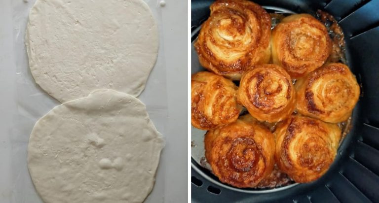 Resepi Cinnamon Roll Viral, Ekspres Betul Guna Paratha Dan Air-Fryer Je