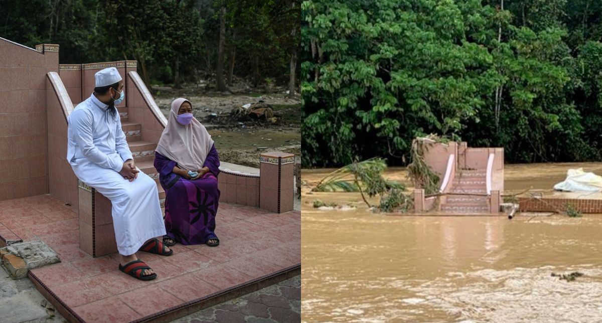 Baiknya Ebit Lew Hadiahkan Kediaman Baru Buat Makcik Mangsa Banjir