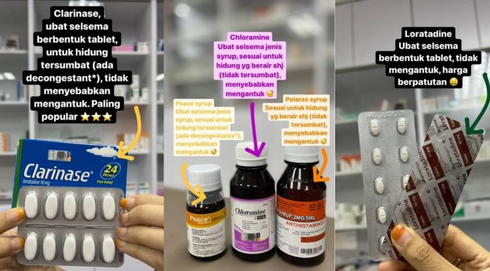 Kenali JenisJenis Ubat Selesema Yang Boleh Korang Cari Menurut Pakar