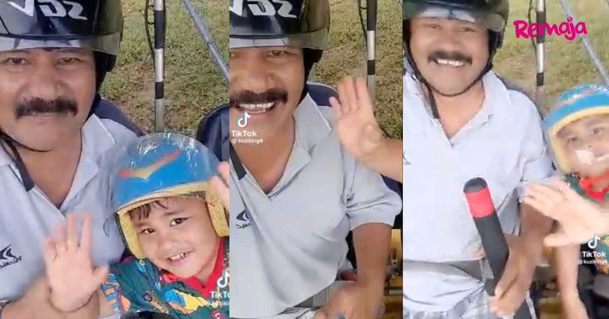 Bukan Biasa-Biasa! Bapa Hantar Anak Ke Sekolah Naik Pesawat ‘Microlight’