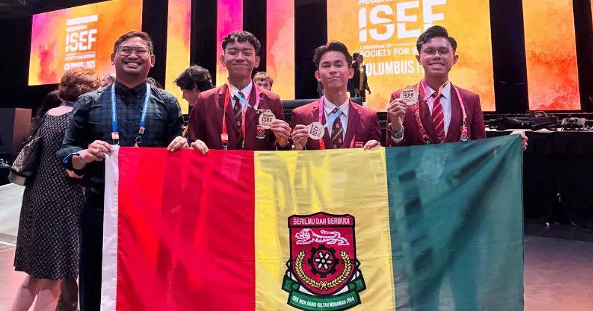 Pamer Projek Lestari Di Pentas Dunia, SM Sains Sultan Mohamad Jiwa Cipta Sejarah Di ISEF 2025