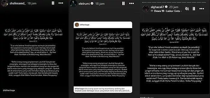 Shafeea Jadi Sasaran Netizen Selepas Majlis Kahwin Al Ghazali, Drama Lama Ahmad Dhani & Mulan Jameela ‘Naik Balik’