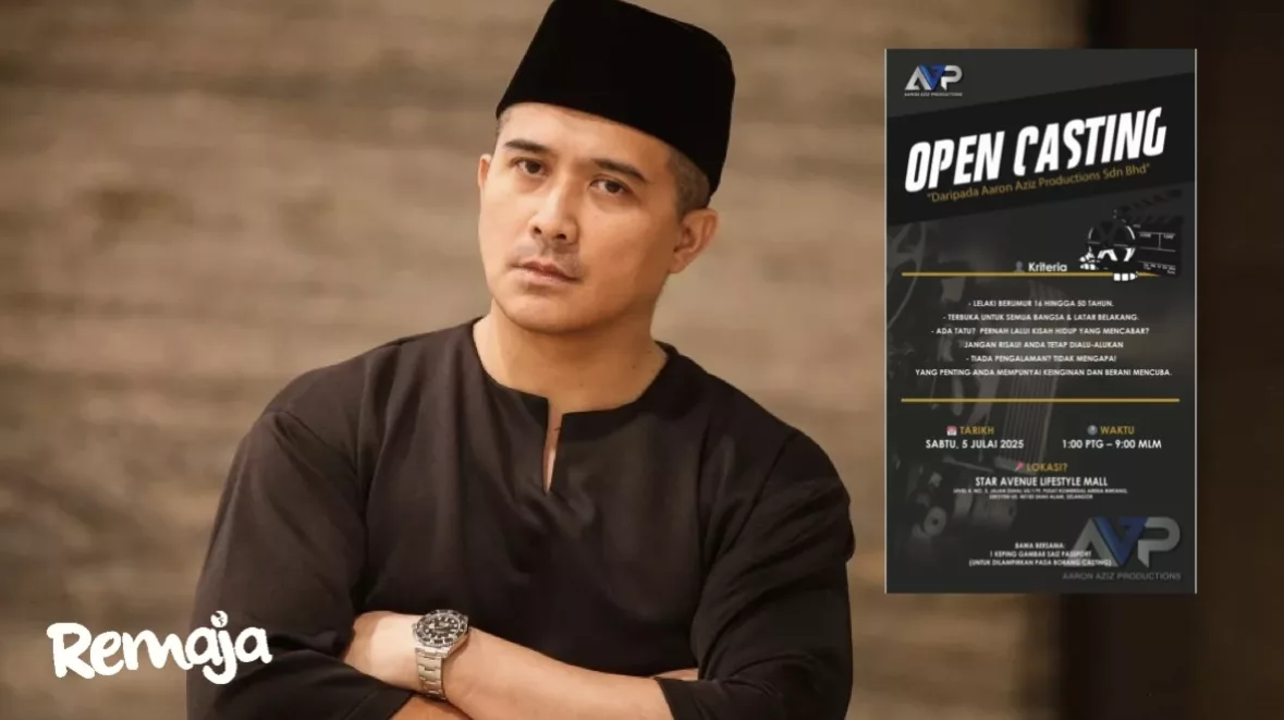 Aaron Aziz Ajak Bekas Banduan & Pelajar Henry Gurney Untuk Sertai Uji Bakat Lakonan