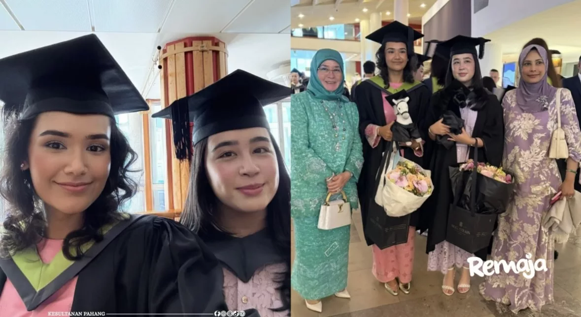 Dua Puteri Diraja Tamat Pengajian Dalam Bidang Tekstil Di UK, Jadi Inspirasi Anak Muda. Tahniah!