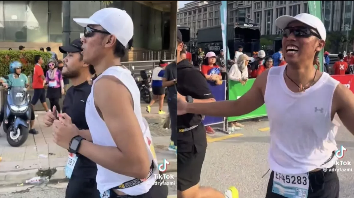 “Tiada Yang Mustahil” –Buta Bukan Halangan, Pemuda Berjaya Tamatkan Larian 21KM!