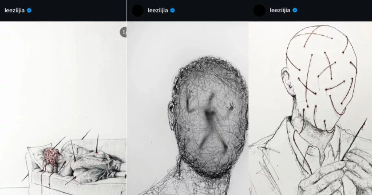 Lee Zii Jia Kongsi Foto Ilustrasi Aneh Di Instagram Undang Tanda Tanya – “Kemurungan Ke?”