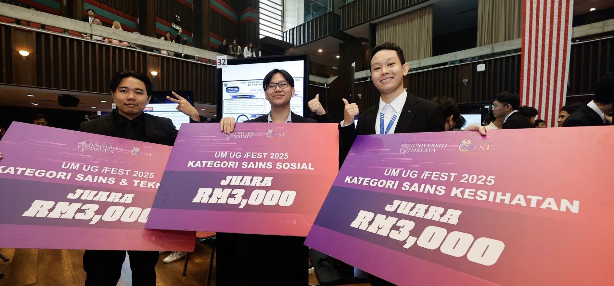 UM UG iFEST 2025 Pamer Potensi Pelajar, 9 Pemenang Raih Biasiswa Peringkat Sarjana