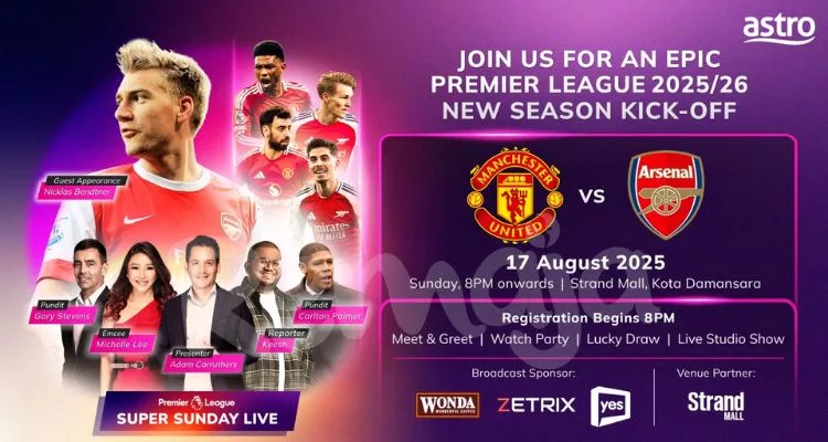 Nicklas Bendtner Turun Malaysia Minggu Ini Di 'Watch Party' Perlawanan Manchester United - Arsenal