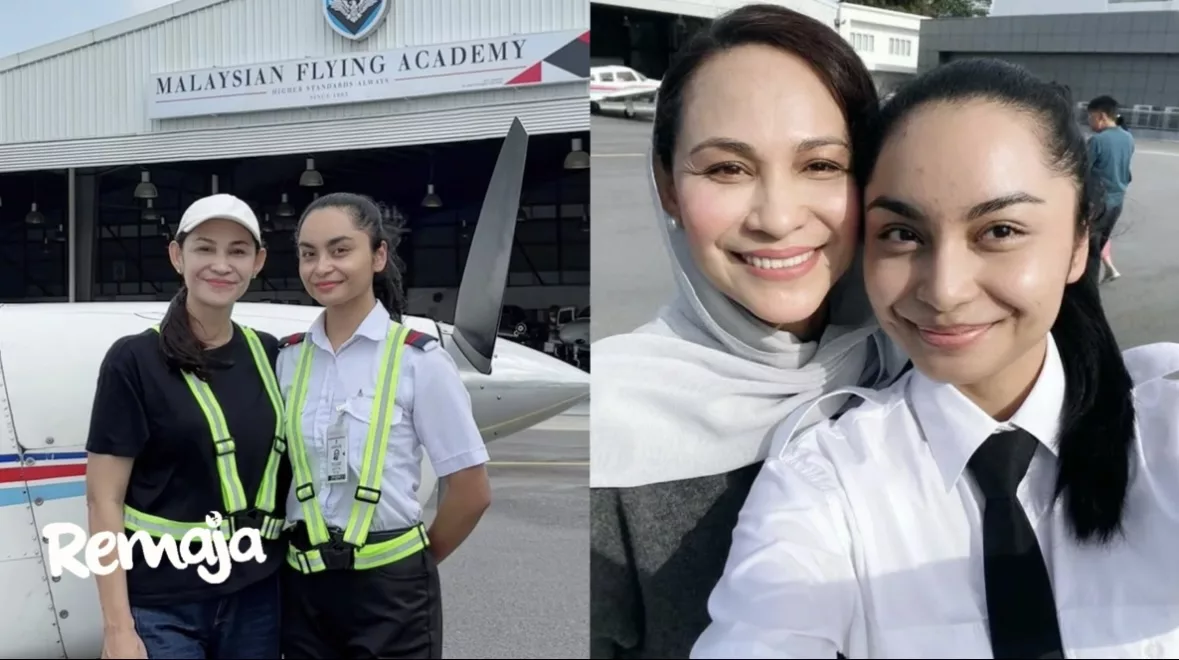 #GirlPower Anak Gadis Aleza Shadan Kini Bergelar Pilot! –“Alhamdulillah… Congrats My Ellisa”