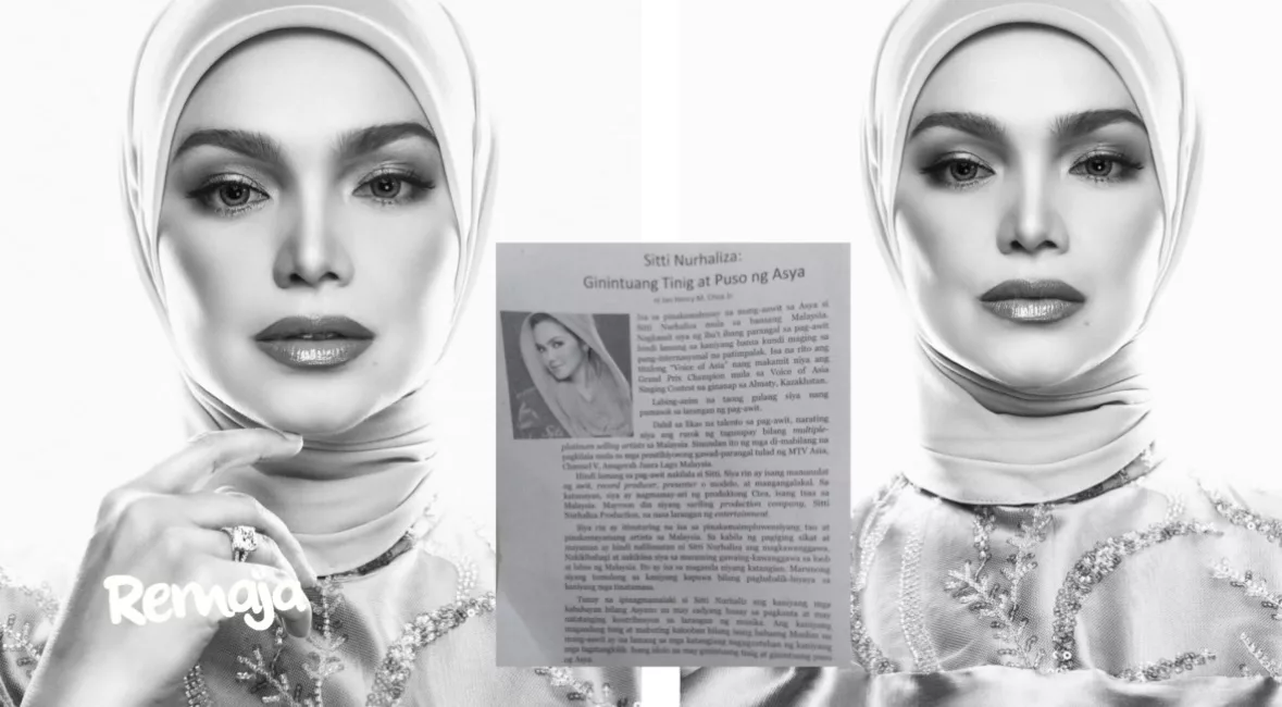 Nama Siti Nurhaliza Diangkat Dalam Buku Teks Filipina, Digelar ‘Golden Voice And Heart Of Asia’