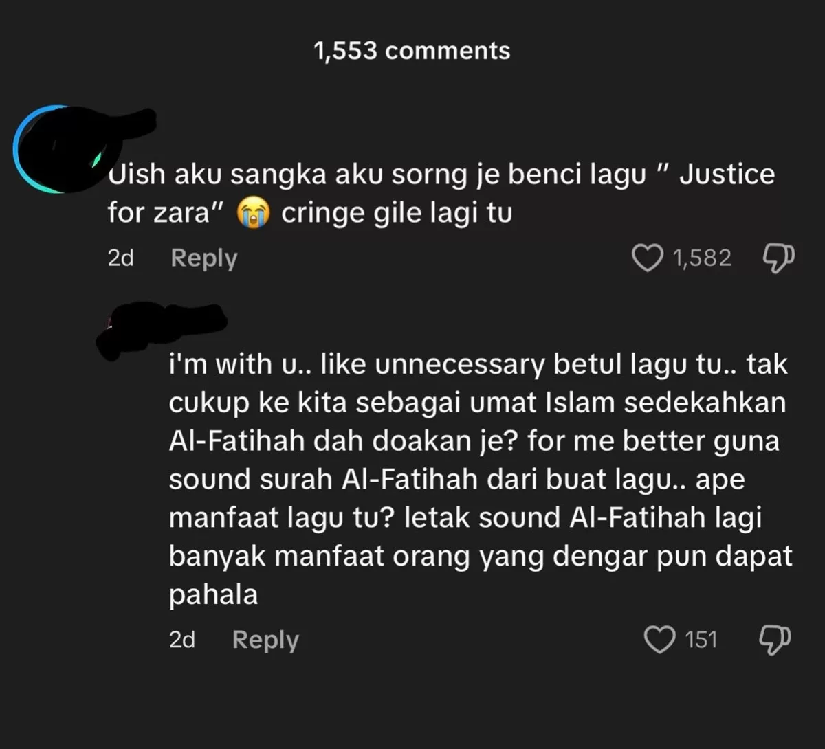 Cringe Gila Lagu Tu! Netizen Pilih Doa Daripada Lagu Untuk ‘Justice For Zara’