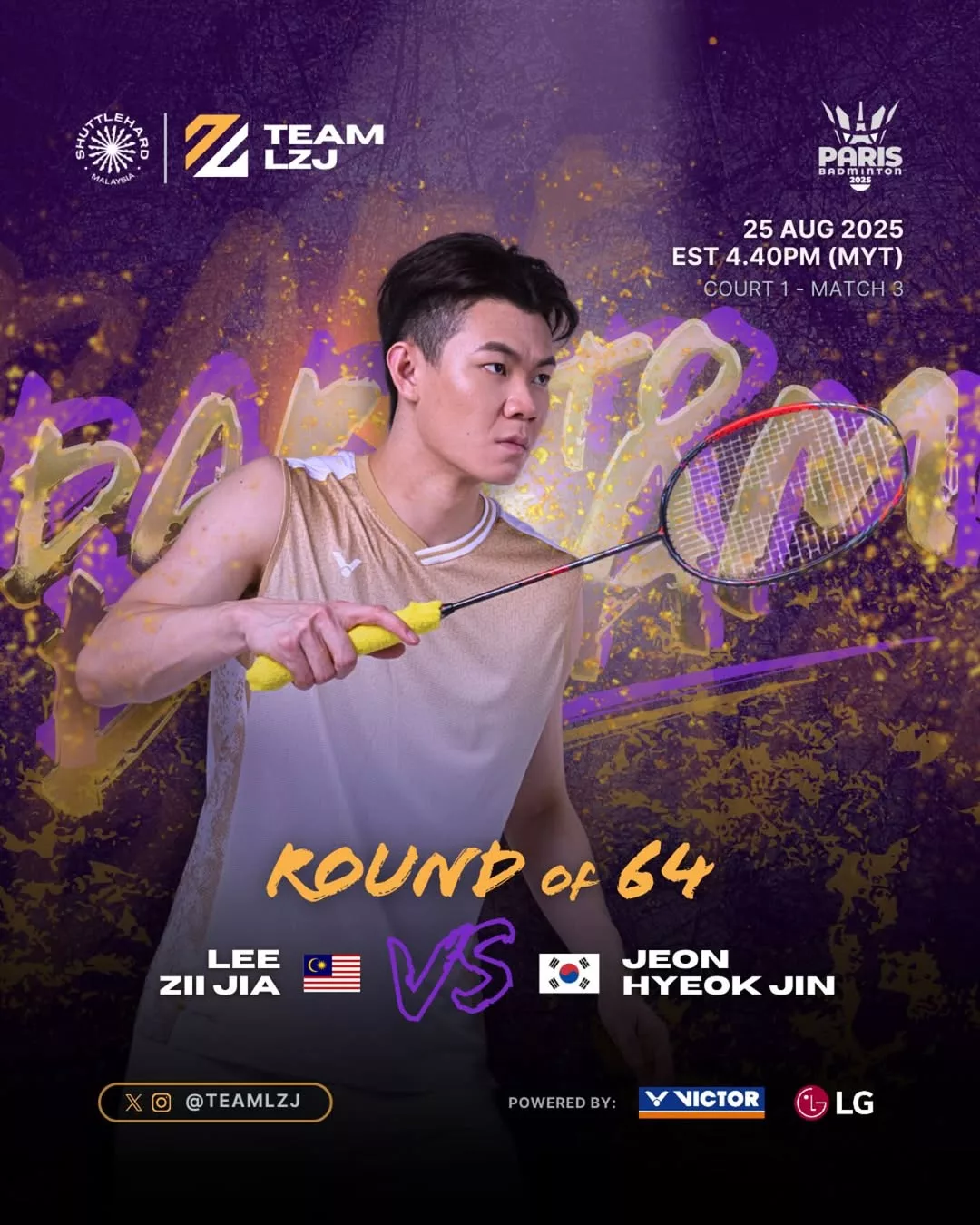 Lee Zii Jia Kembali Beraksi, Mahu Fokus Elak Kecederaan & Tepis Cabaran Mental