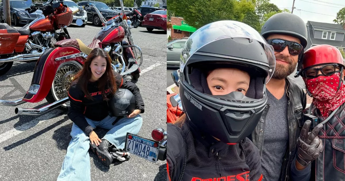 Aksi Lee Si Young ‘Ride’ Harley Sejauh 200KM Ketika Sarat Hamil 7 Bulan Curi Perhatian Peminat