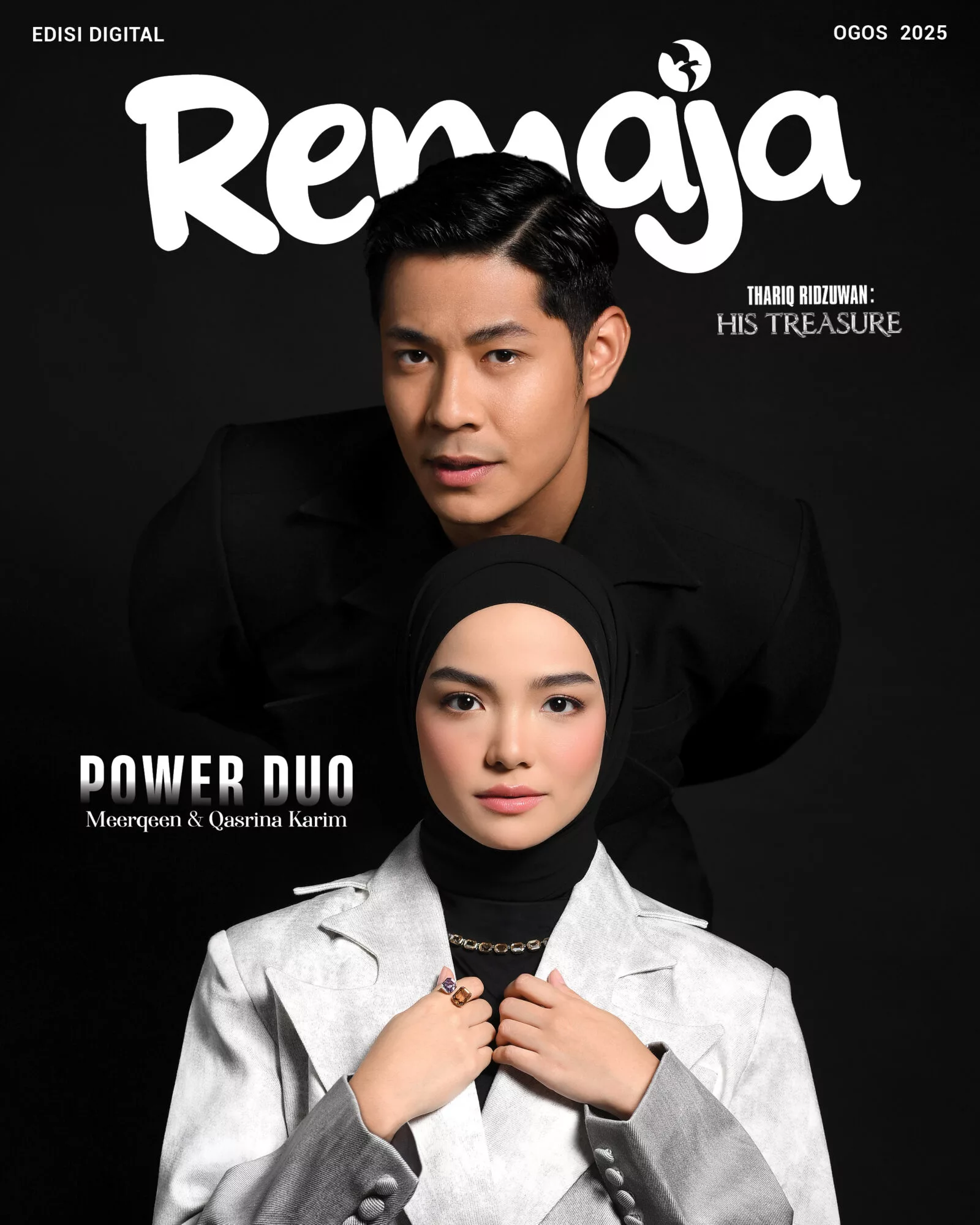Power Duo Thariq Ridzuwan: His Treasure, Edisi Digital Ogos 2025 Bersama Meerqeen & Qasrina Karim