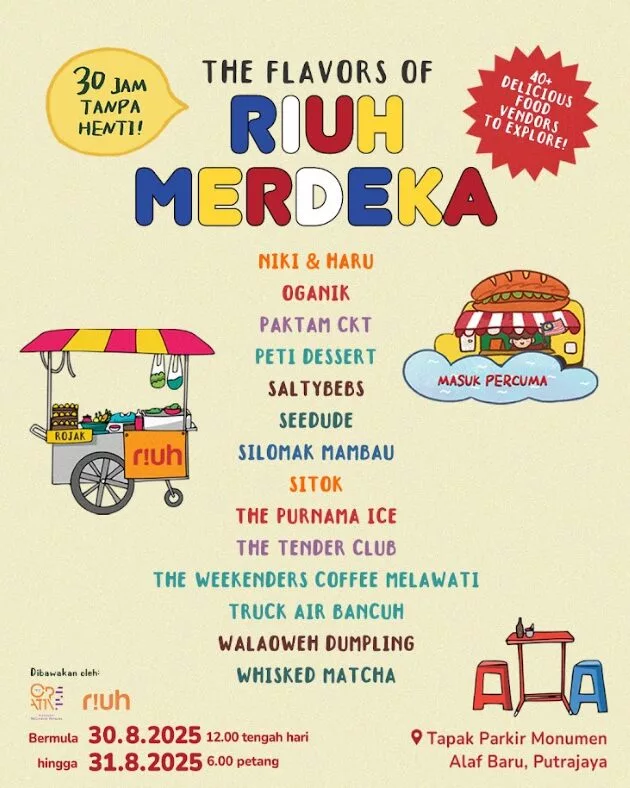 Putrajaya Bakal ‘RIUH’ Hujung Minggu Merdeka Ini Selama 30 Jam Tanpa Henti! 15 Putrajaya Bakal ‘RIUH’ Hujung Minggu Merdeka Ini Selama 30 Jam Tanpa Henti!