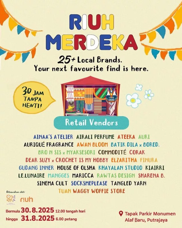 Putrajaya Bakal ‘RIUH’ Hujung Minggu Merdeka Ini Selama 30 Jam Tanpa Henti! 13 Putrajaya Bakal ‘RIUH’ Hujung Minggu Merdeka Ini Selama 30 Jam Tanpa Henti!