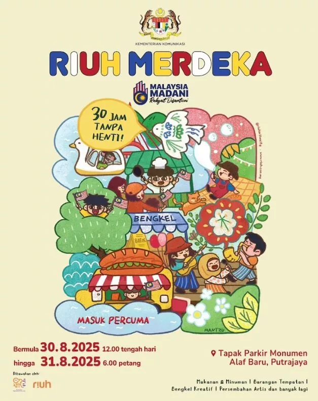 Putrajaya Bakal ‘RIUH’ Hujung Minggu Merdeka Ini Selama 30 Jam Tanpa Henti! 10 Putrajaya Bakal ‘RIUH’ Hujung Minggu Merdeka Ini Selama 30 Jam Tanpa Henti!