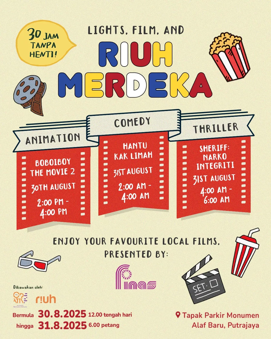 Putrajaya Bakal ‘RIUH’ Hujung Minggu Merdeka Ini Selama 30 Jam Tanpa Henti! 12 Putrajaya Bakal ‘RIUH’ Hujung Minggu Merdeka Ini Selama 30 Jam Tanpa Henti!