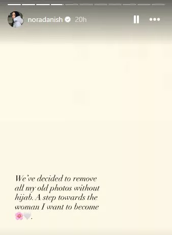 ‘New chapter, Bismillah…’Nora Danish Padam 24,000 Gambar Tidak Bertudung