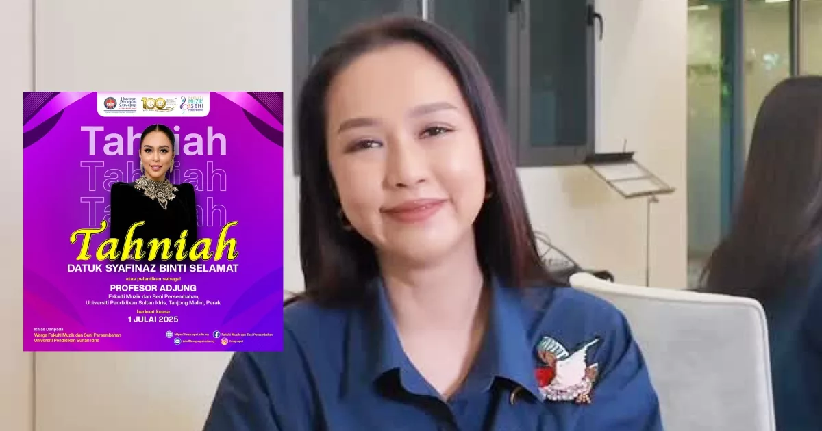 Bakal Perkasa Dunia Muzik & Akademik, Datuk Syafinaz Selamat Dilantik Profesor Adjung UPSI