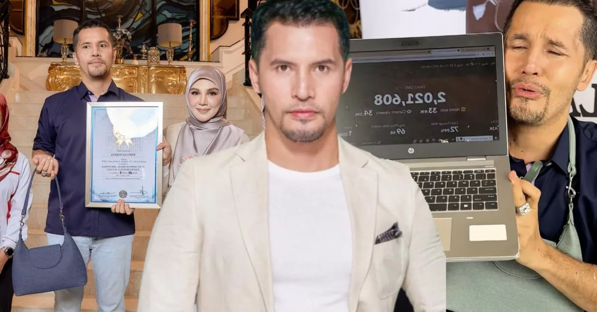 Aliff Syukri Pecah Rekod Malaysia Book Of Records, 2 Minit 32 Saat Berjaya Jual Beg RM1 Juta!