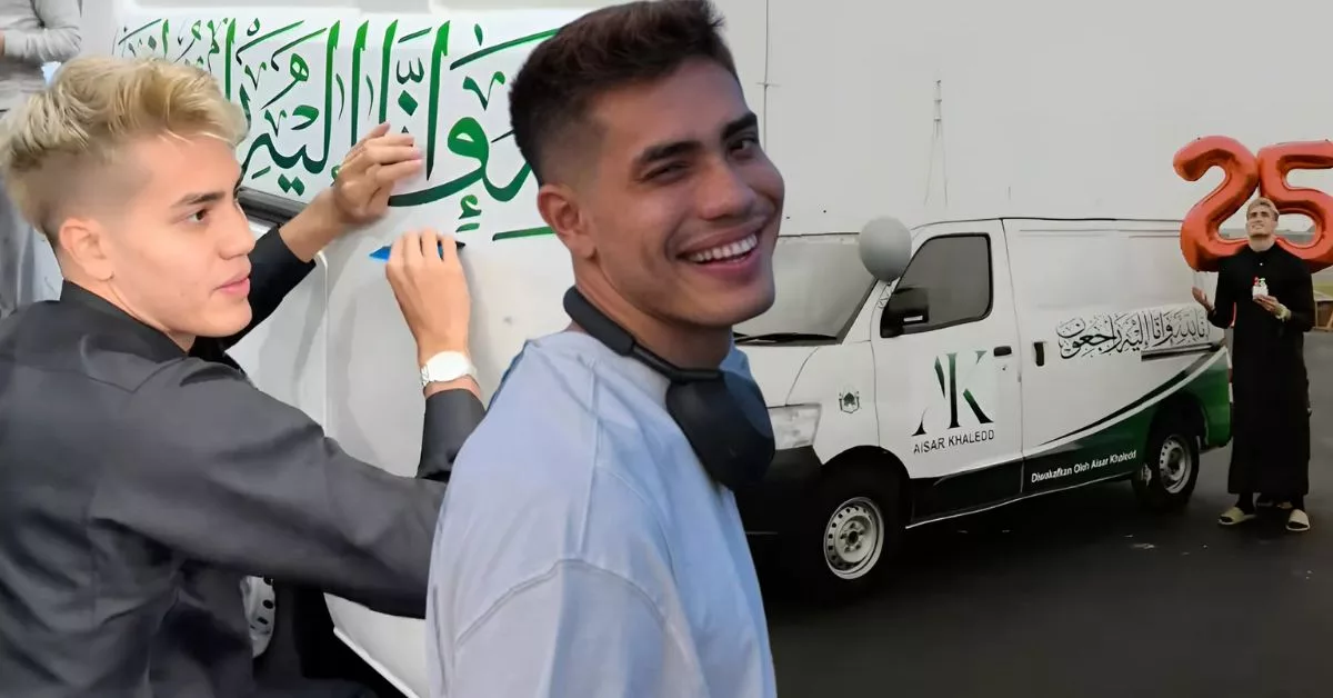Aisar Khaled Rai Hari Jadi Ke-25 Dengan Sedekah 3 Van Jenazah Di Indonesia