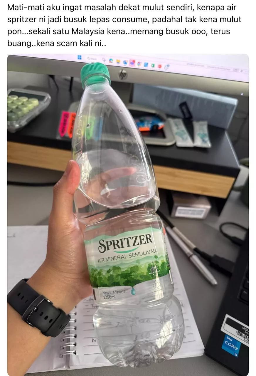 Tular Isu Air Botol Spritzer Berbau Petai, Ini Respons Rasmi Pihak Syarikat