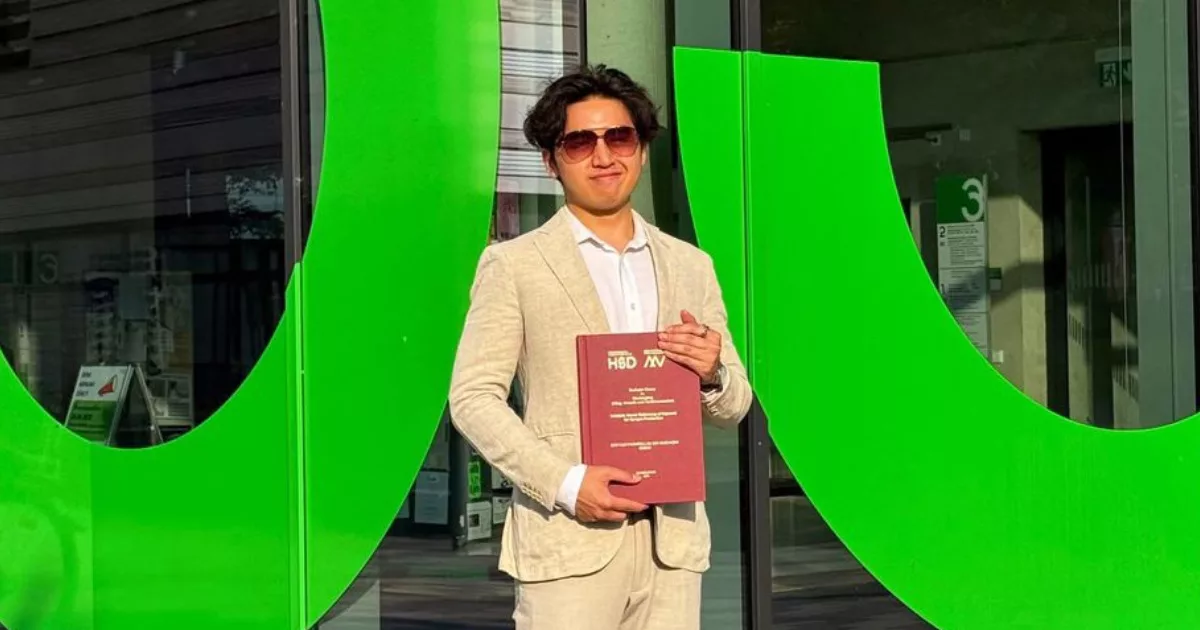 Belajar 100% Dalam Bahasa Jerman! Anak Malaysia Ini Tersenarai Sebagai Pelajar Terbaik Di University of Applied Sciences Düsseldorf