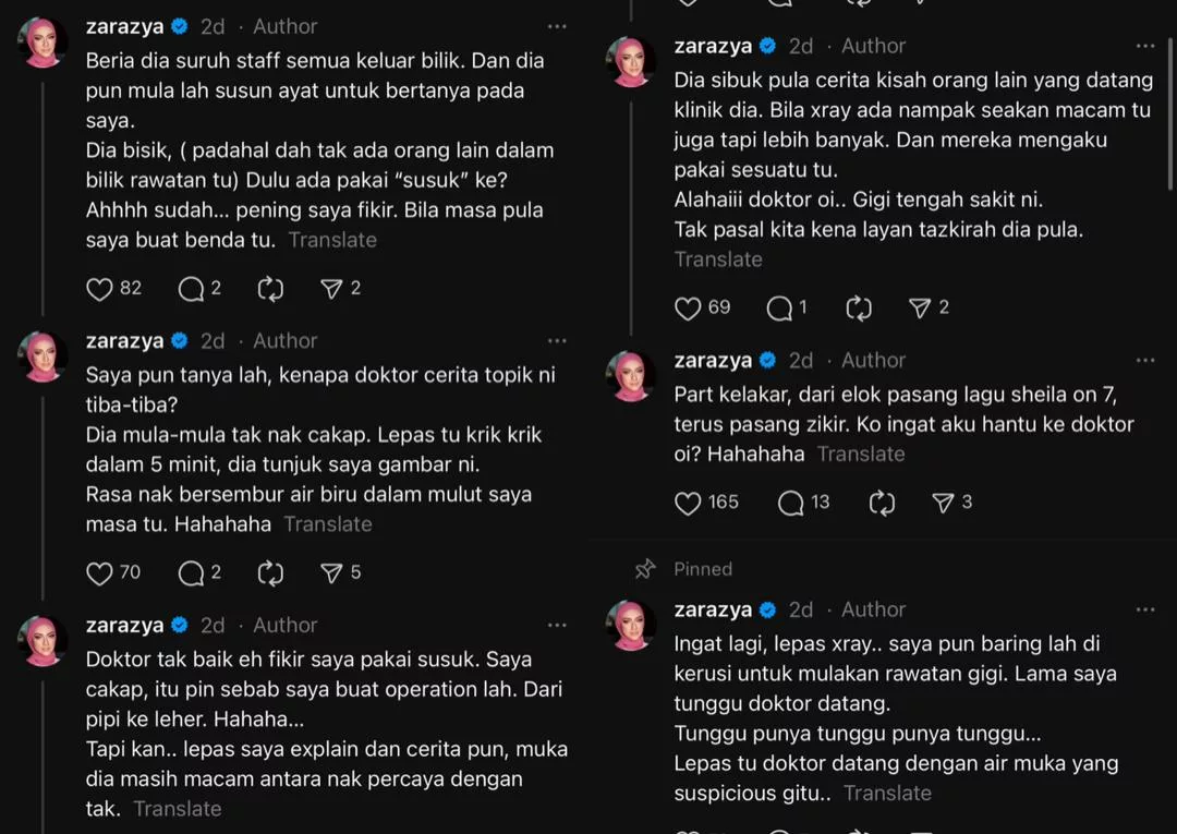 “Ingat Aku Hantu Ke?” Doktor Tuduh Zara Zya Pakai Susuk Gara-Gara Imbasan X-Ray